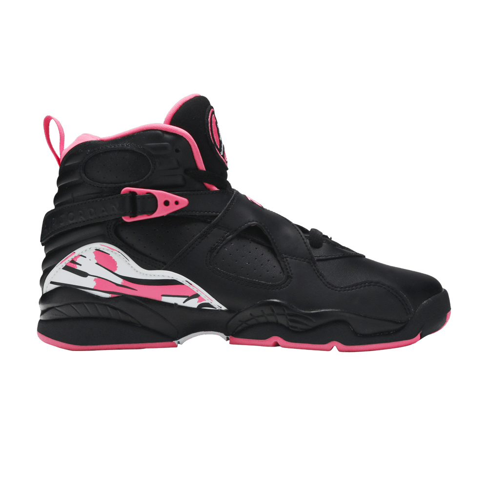 Air Jordan 8 Retro GS Pinksicle Shoes Black