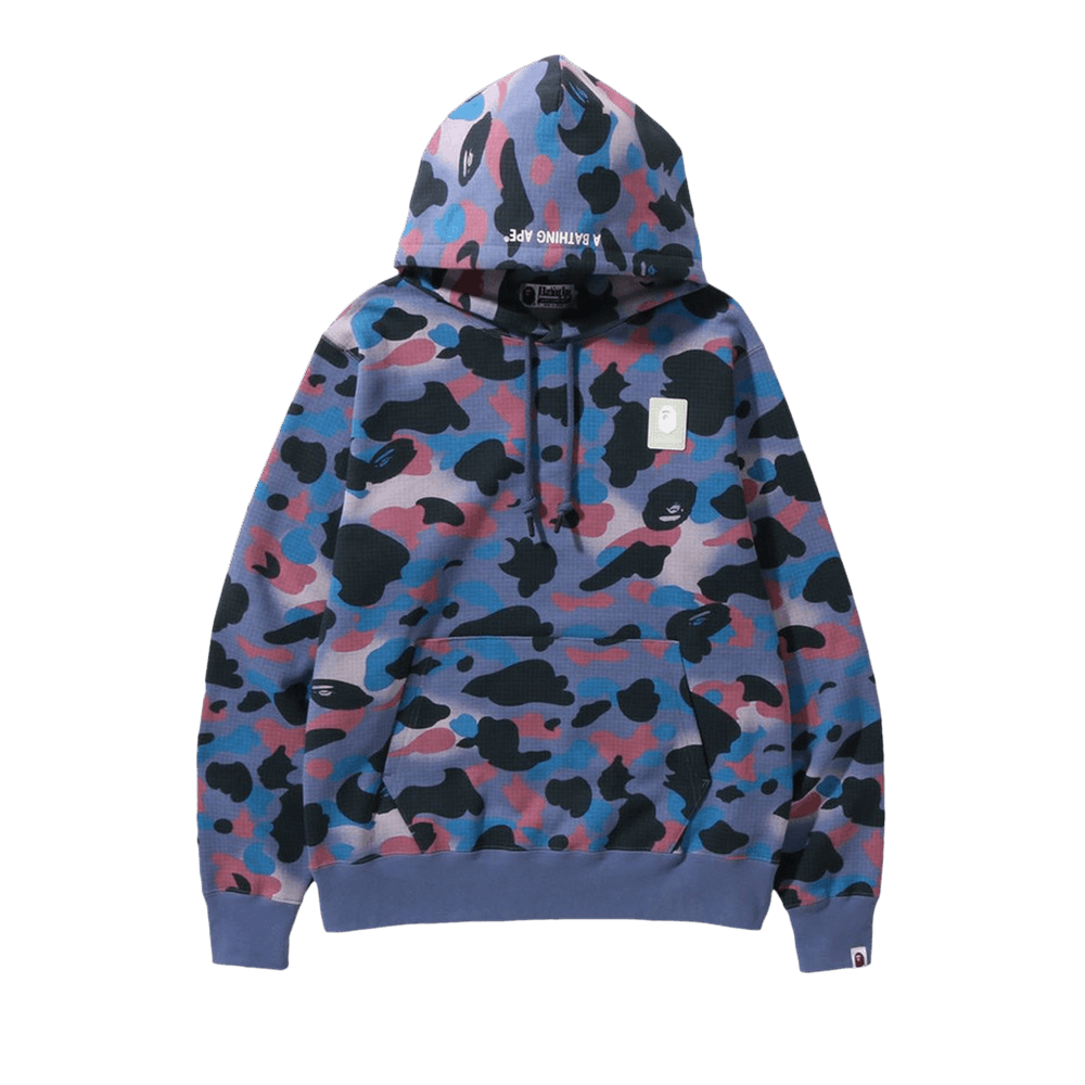 Buy BAPE Grid Camo Pullover Hoodie Purple 1I80 114 005 PURPLE GOAT CA