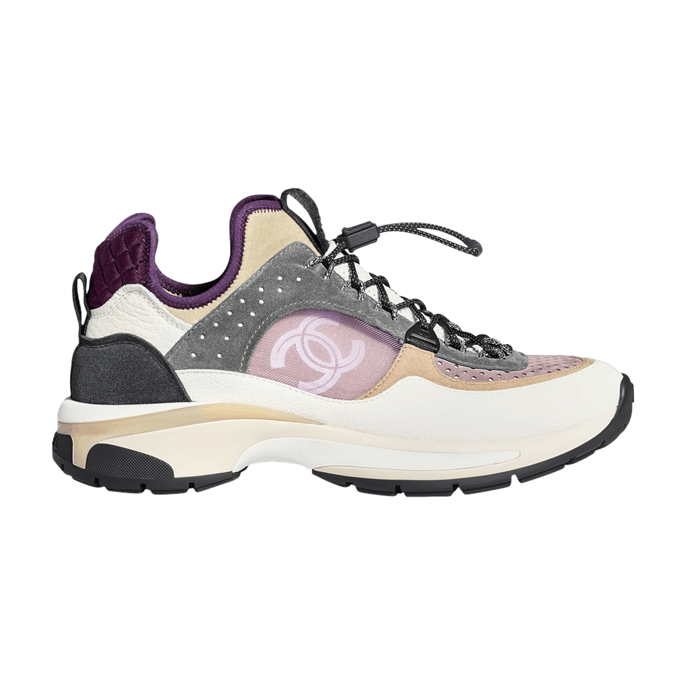 Achetez des Chanel Wmns Sneaker White Grey Purple G39488 Y56142 K4944 GOAT FR
