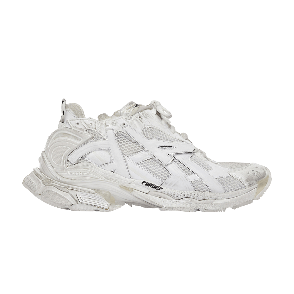 All white balenciaga runners store