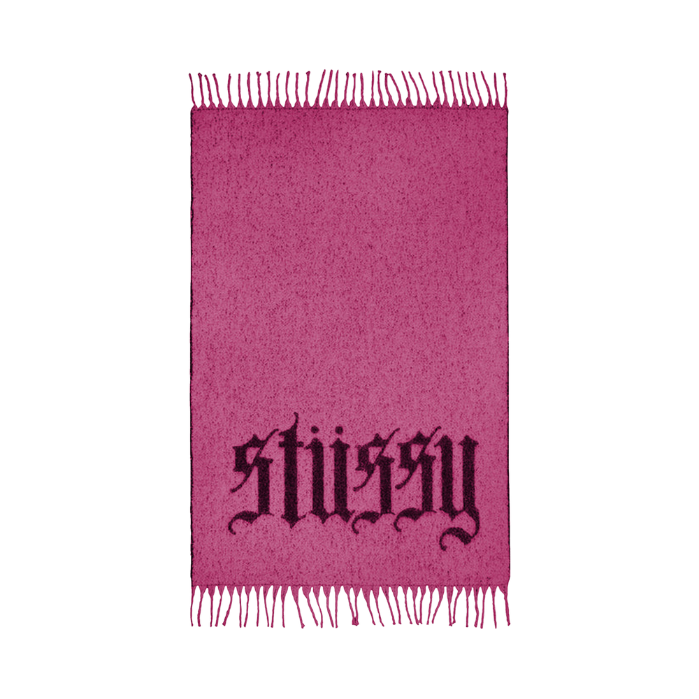 お待たせ! Buy Stussy Old English Blanket 'Pink' - 138865 PINK | GOAT アウトドア寝具
