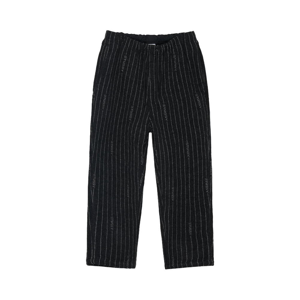 Stussy x Nike Stripe Wool Pant 'Black' | GOAT