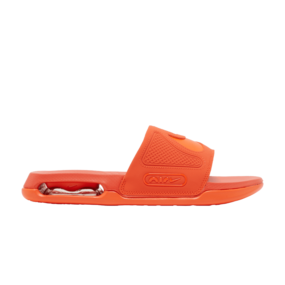 Mens orange nike best sale slides