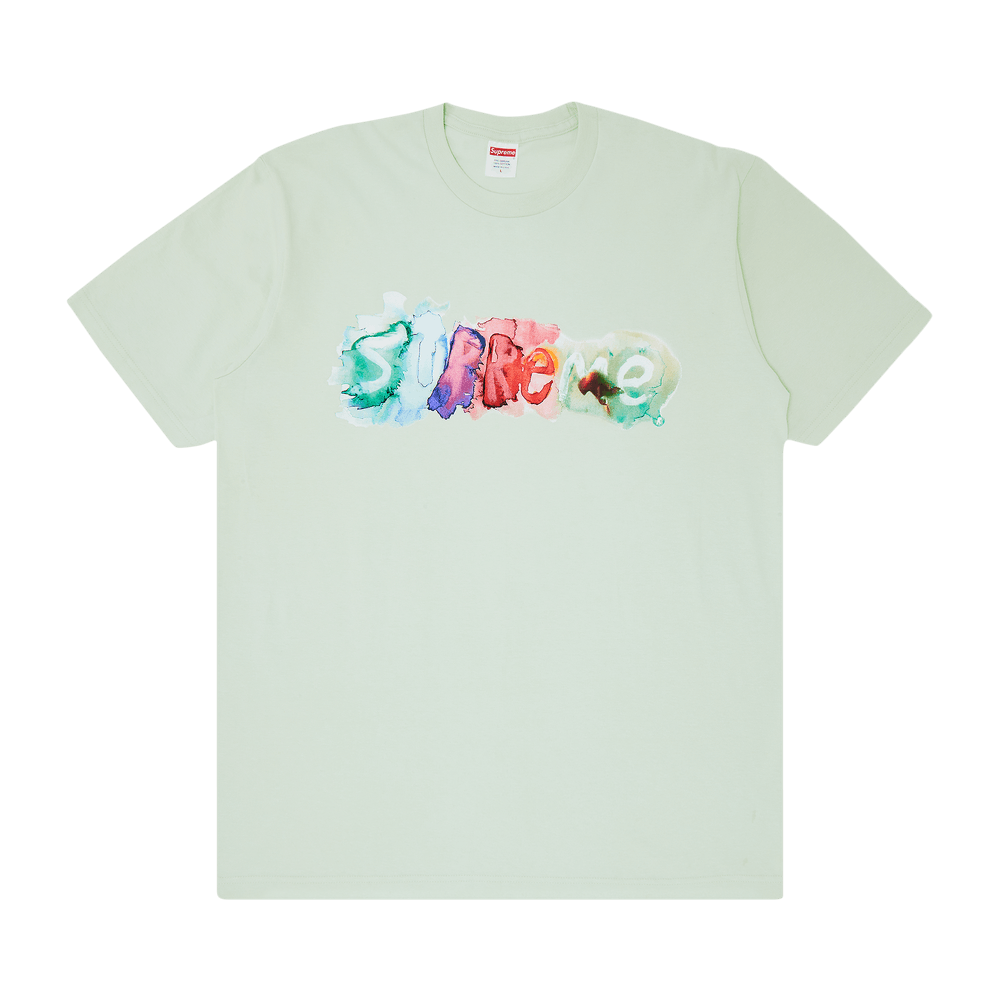 Buy Supreme Watercolor Tee 'Pale Green' - SS23T45 PALE GREEN | GOAT