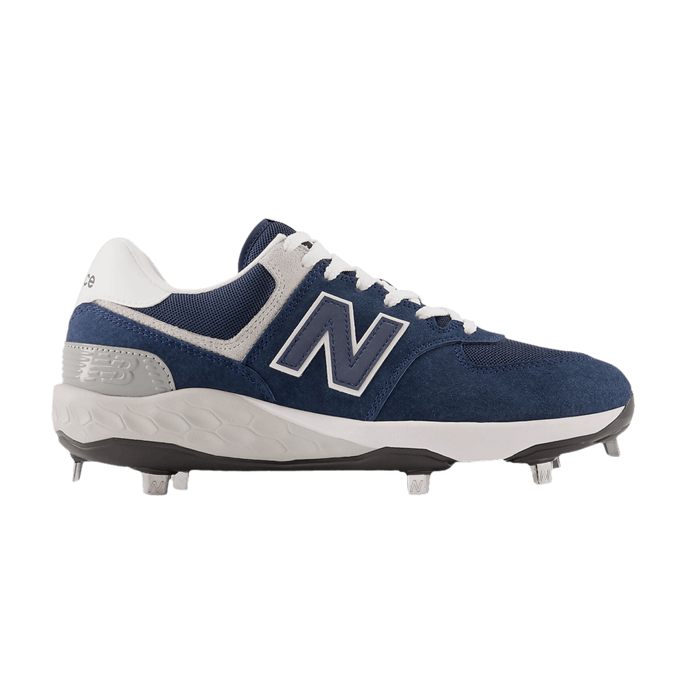 Navy and gold new balance baseball cleats hotsell