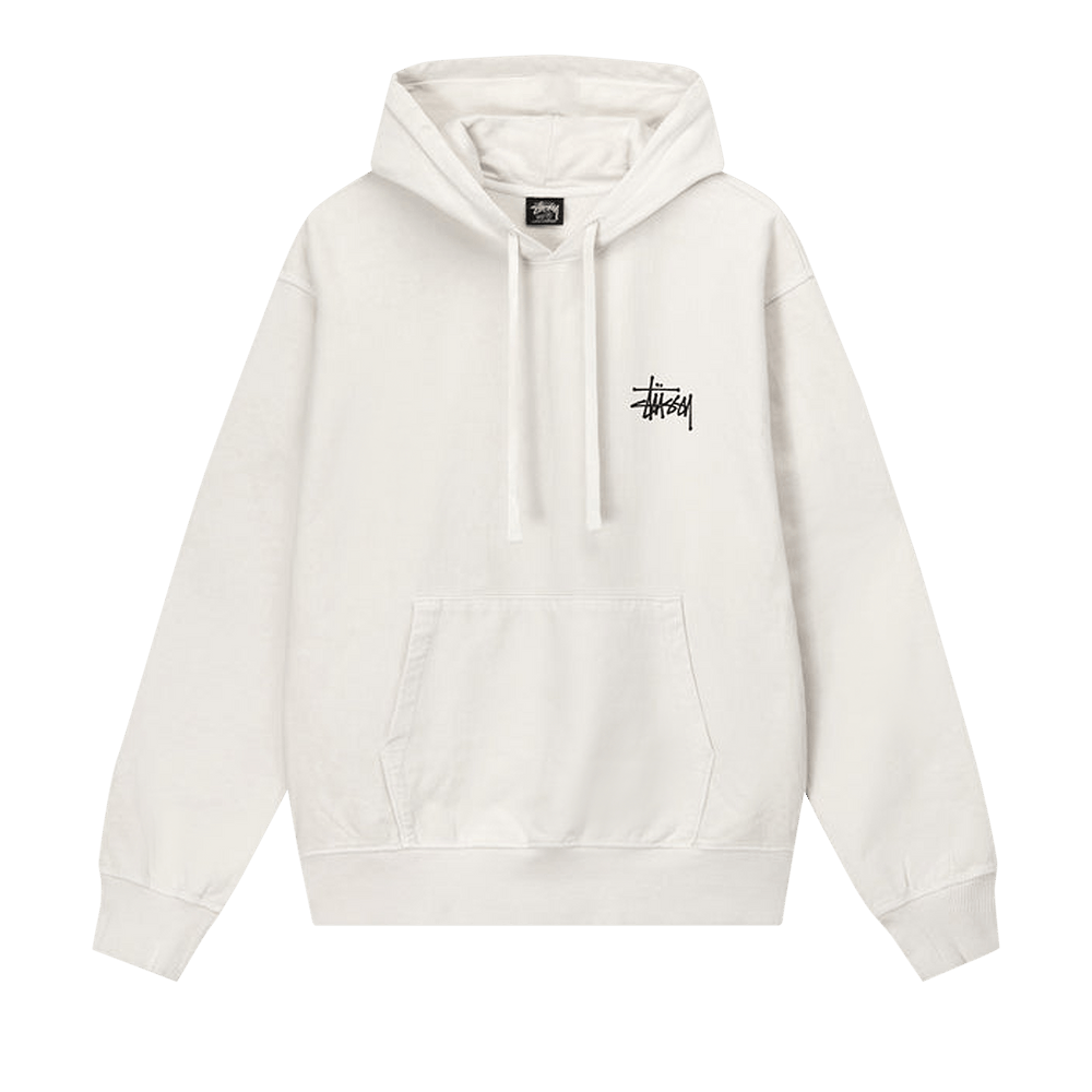 Buy Stussy Basic Pigment Dyed Hoodie 'Natural' - 1924879