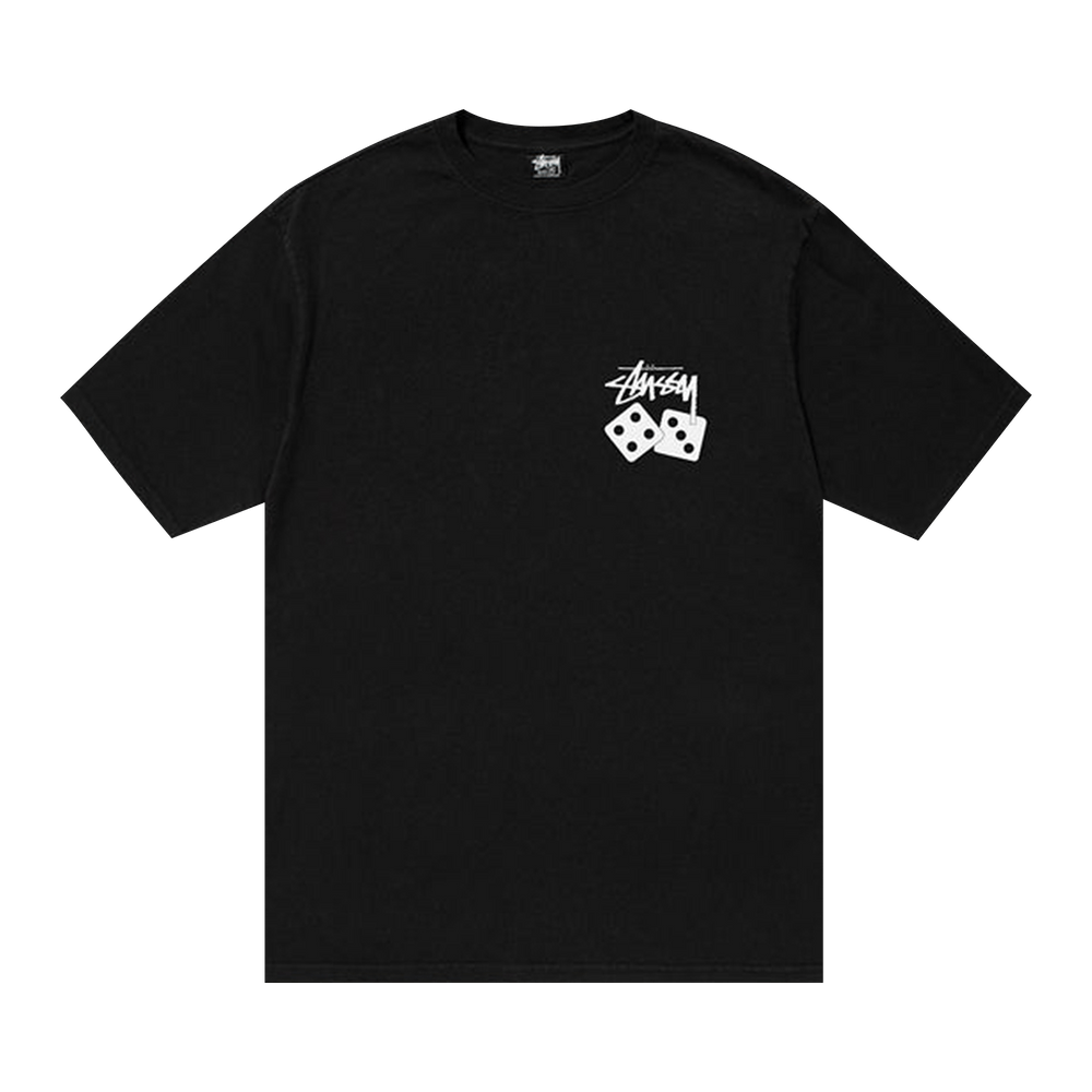 Buy Stussy Dice Pigment Dyed Tee 'Black' - 1904883 BLAC | GOAT