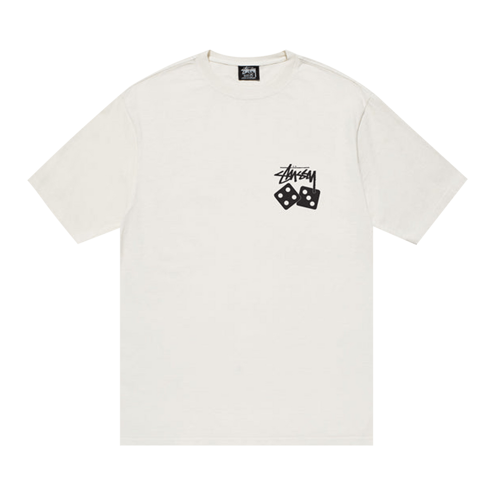 Buy Stussy Dice Pigment Dyed Tee 'White' - 1904883 WHIT | GOAT