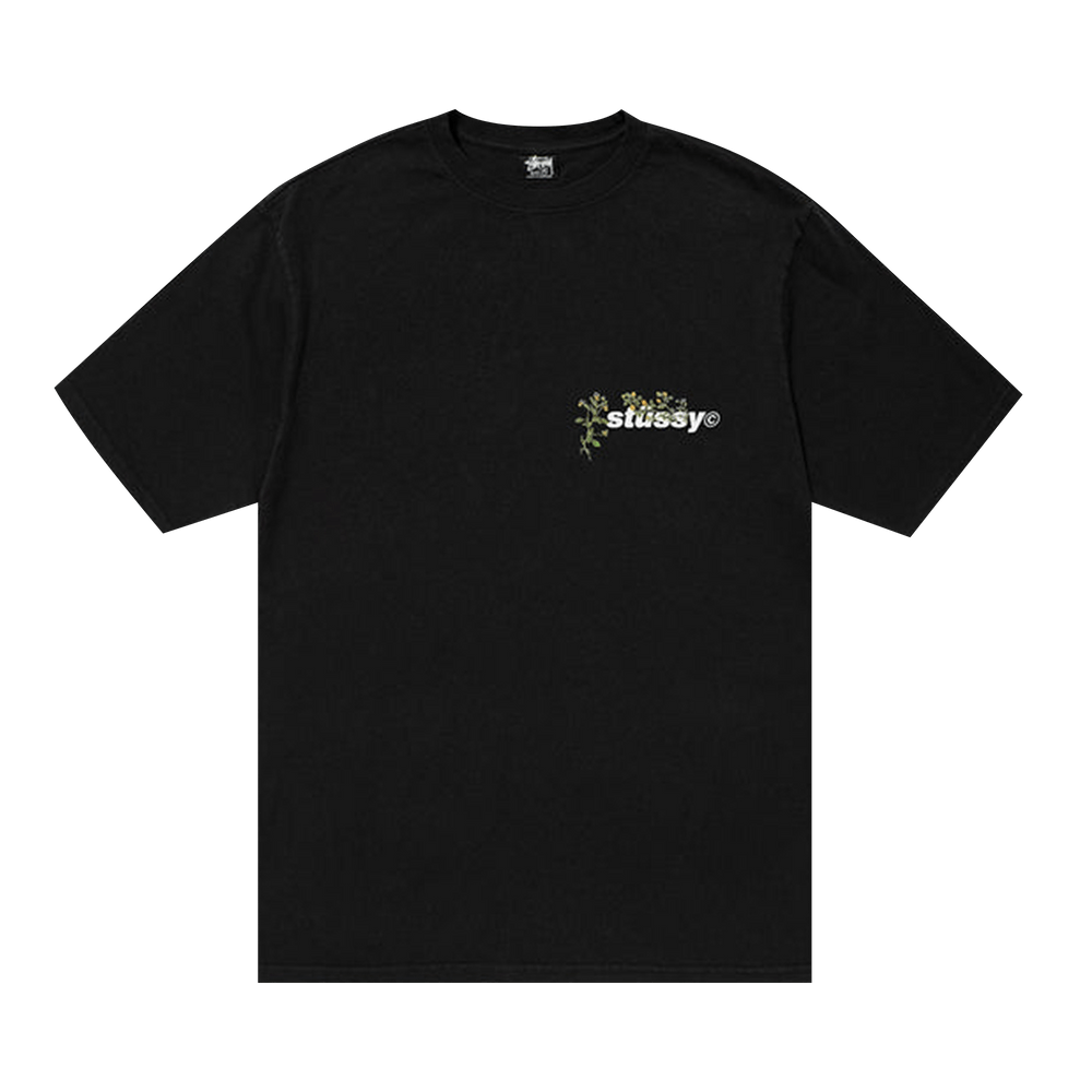 Buy Stussy Bokay Pigment Dyed Tee 'Black' - 1904881 BLAC