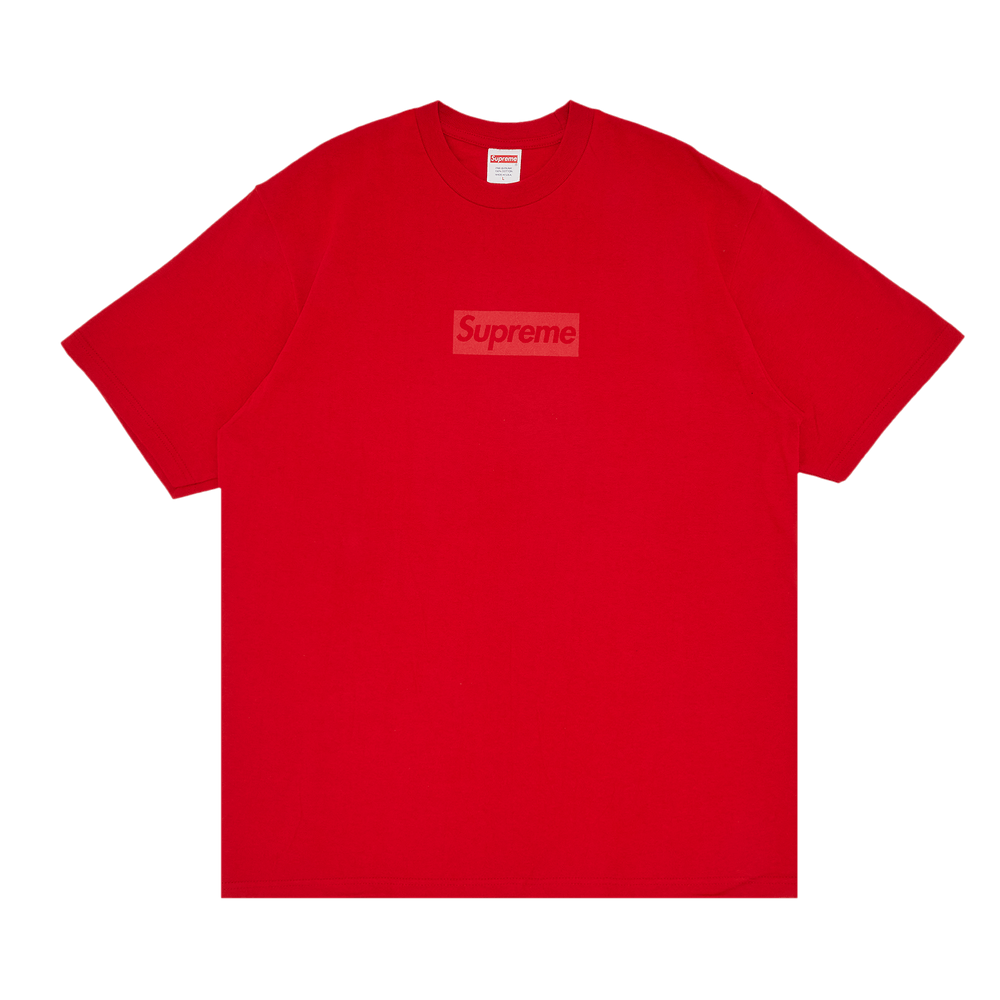 Buy Supreme Tonal Box Logo Tee 'Red' - SS23T23 RED | GOAT