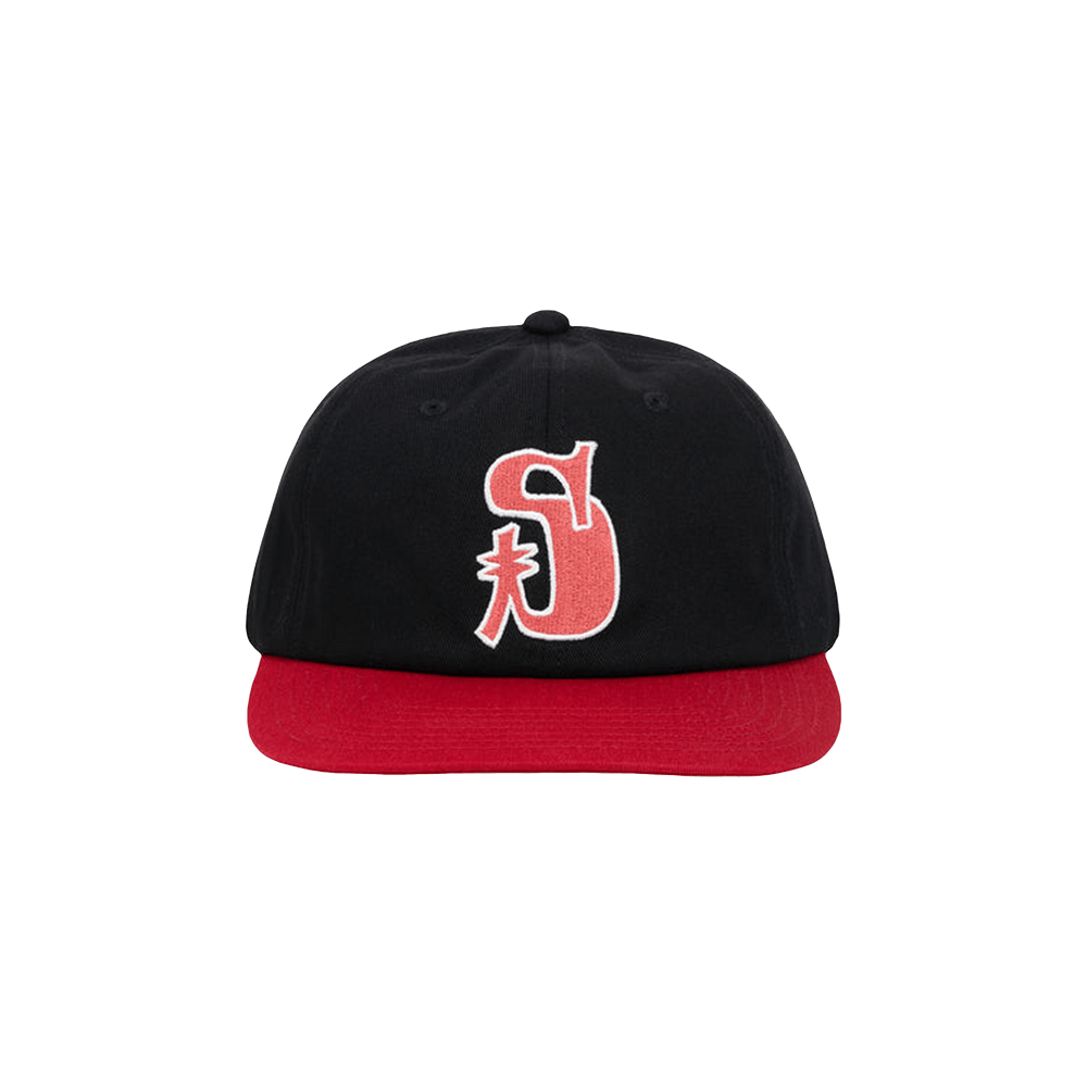 Buy Stussy Vintage S Low Pro Cap 'Black/Red' - 1311047 BLAC