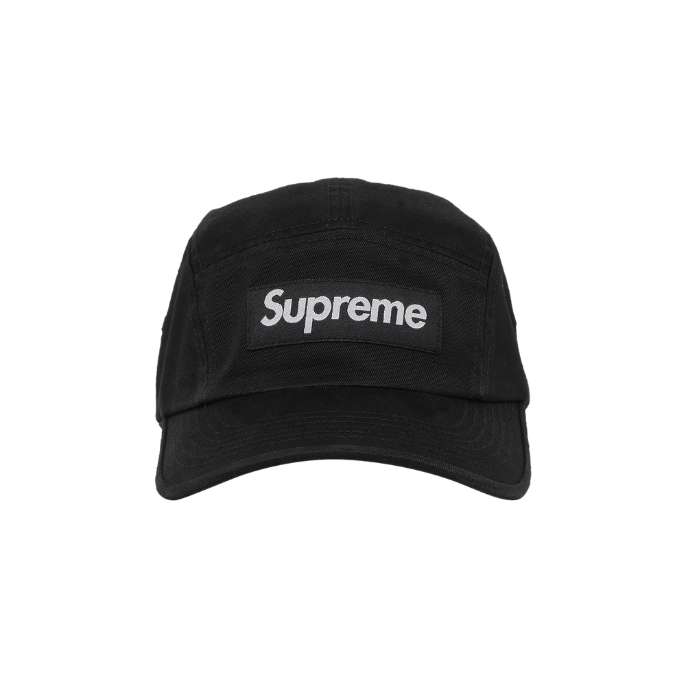 Buy Supreme Washed Chino Twill Camp Cap 'Black' - SS23H82 BLACK | GOAT