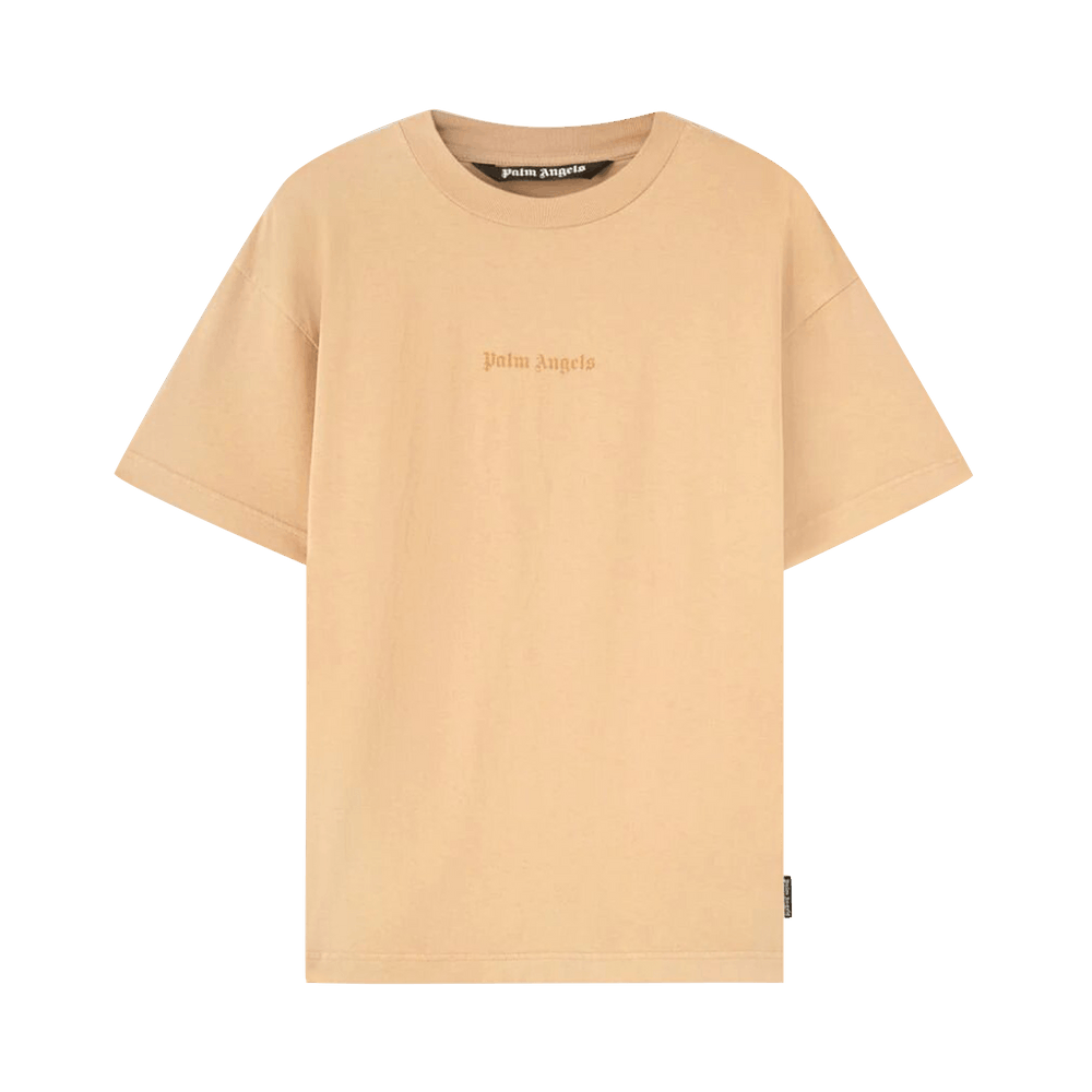 Tシャツ・カットソー PALM ANGELS Men T-shirt Beige PMAA002S25JER004 6161 PALMS OVER TEE in BEIGE - BEIGE for Men | Palm Angels®