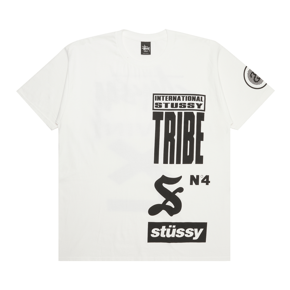 Buy Stussy Tribe Stack Tee 'White' - 1903322 WHIT | GOAT