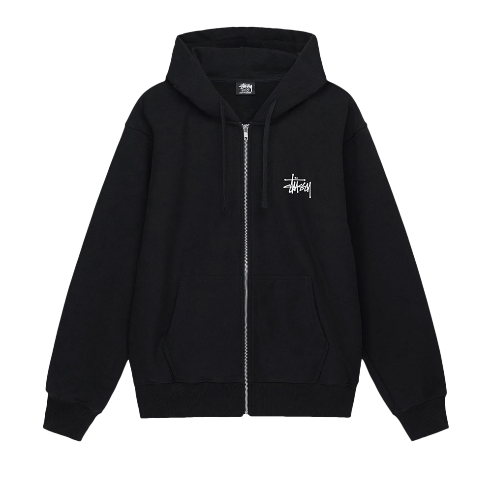 Basic stussy zip hood deals