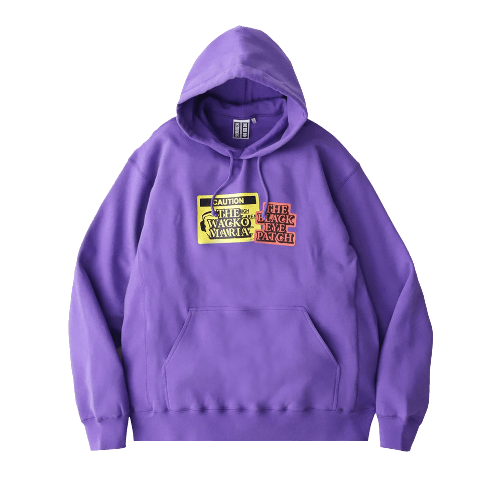 Buy Wacko Maria x BlackEyePatch Pullover Hooded Sweatshirt 'Purple