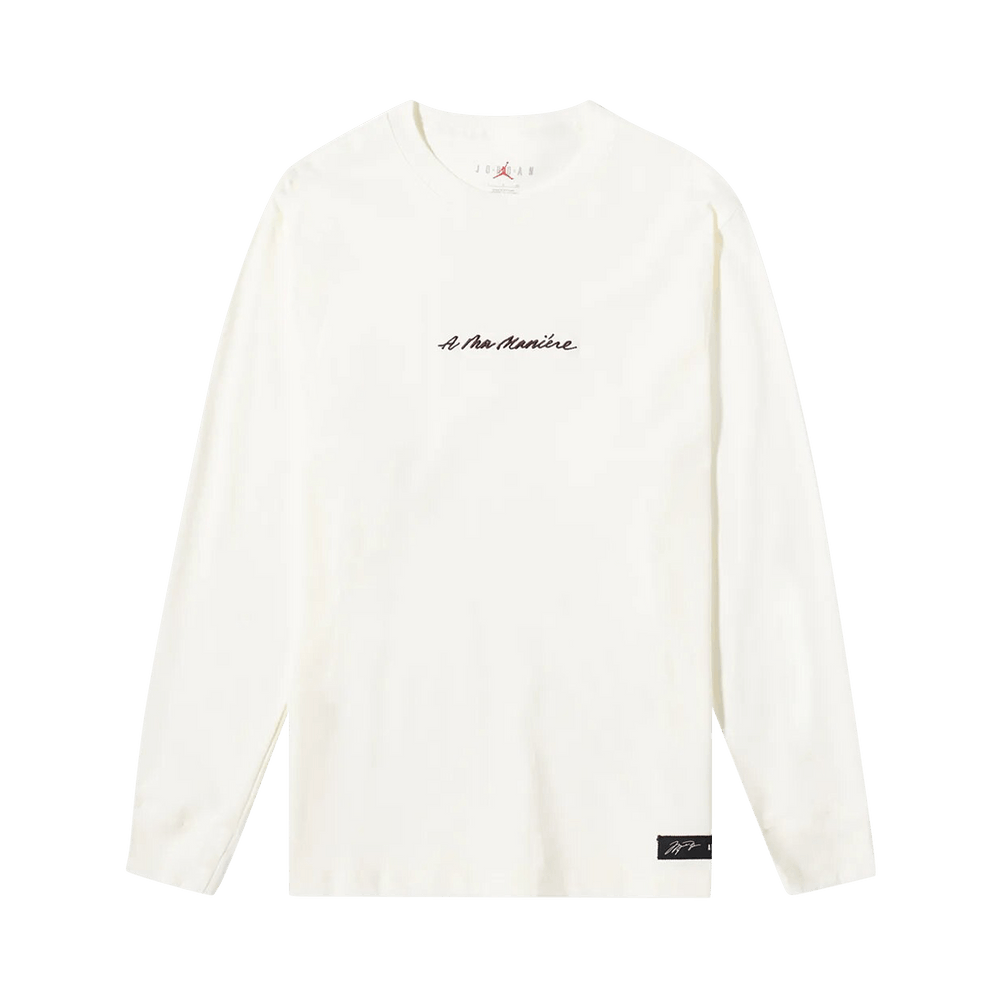 Air Jordan x A Ma Maniere Long-Sleeve T-Shirt Sail