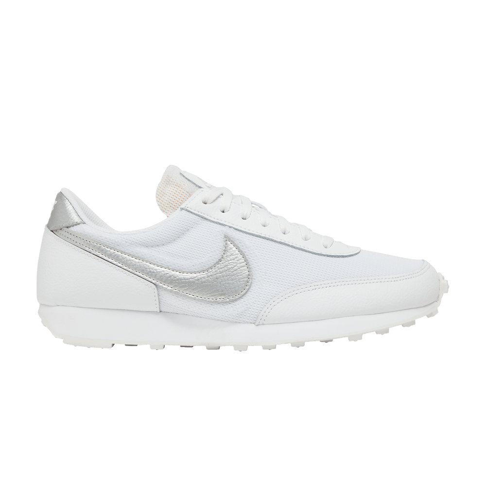 nike daybreak white silver