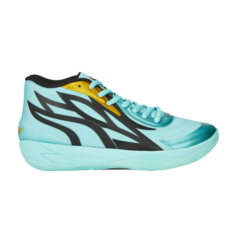 MB.02 プーマ Puma LaMelo Ball MB.02 Men's Aqua Black Basketball Sneaker