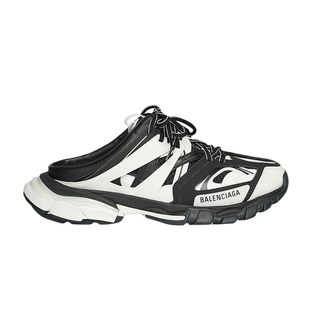Buy Balenciaga Track Mule 'White Black' - 653814 W3DA4 9019 | GOAT IT