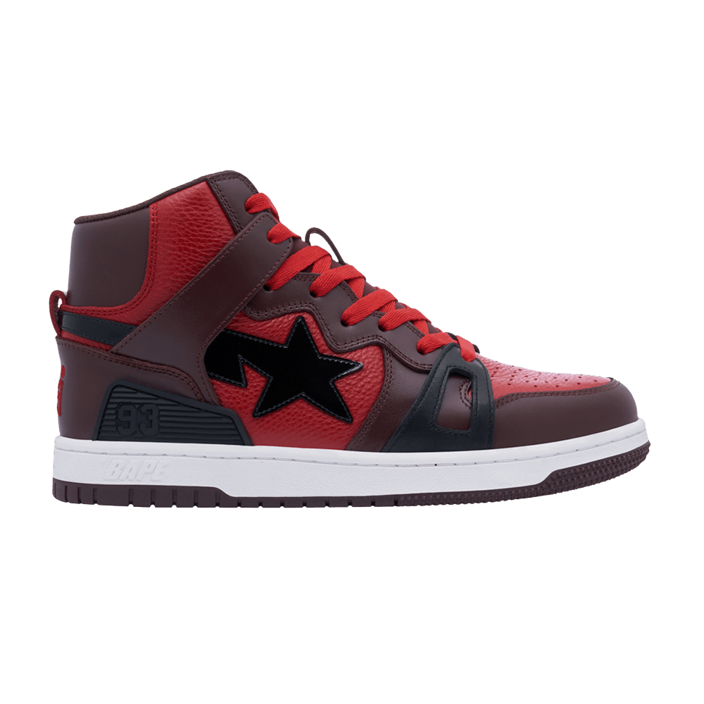 Buy Bapesta 93 Hi 'Bright Rose' - 1J30191019 RED | GOAT