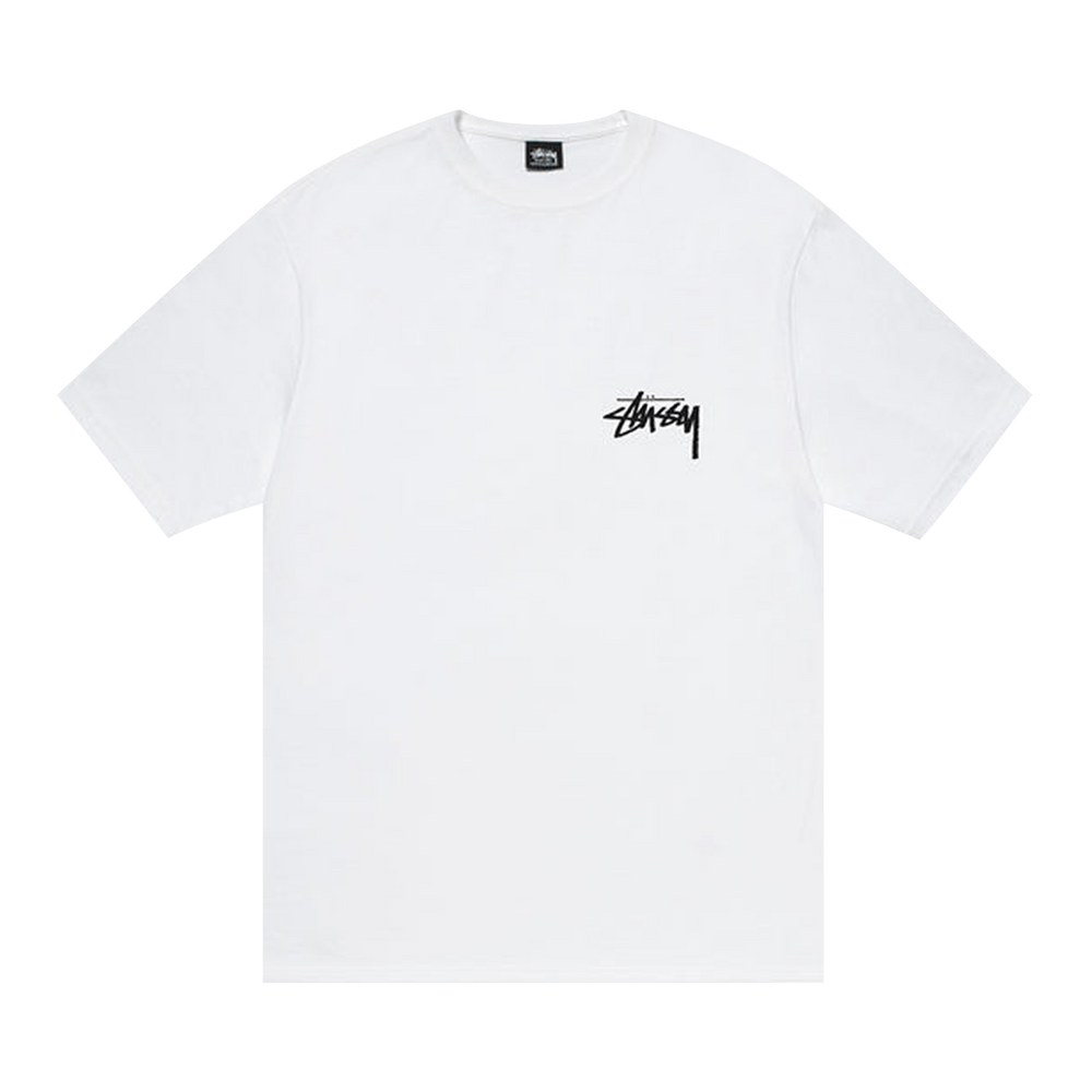 ★韓国の人気★【STUSSY】★Burning Stock T-Shirt.s White★ Stussy Burning Stock Tee White BNWT | eBay