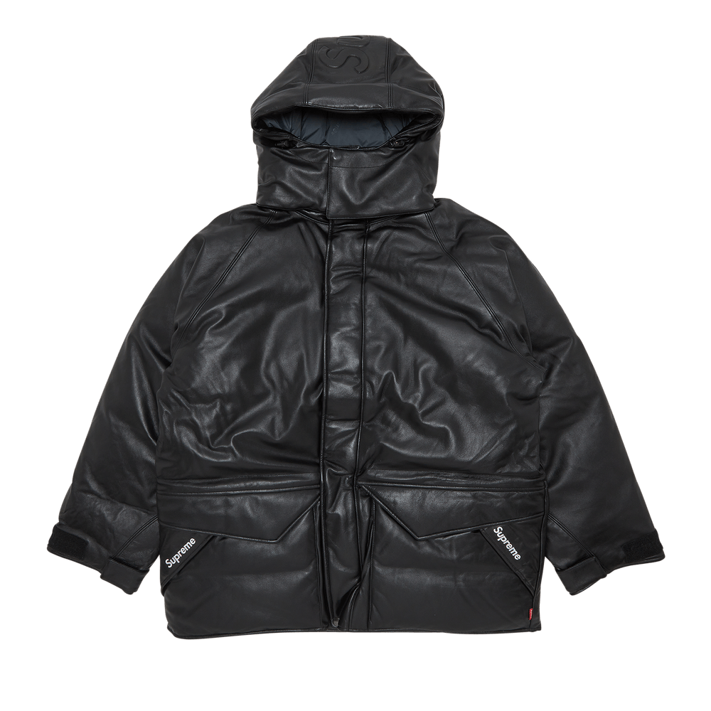 Buy Supreme GORE-TEX Leather 700-Fill Down Parka 'Black