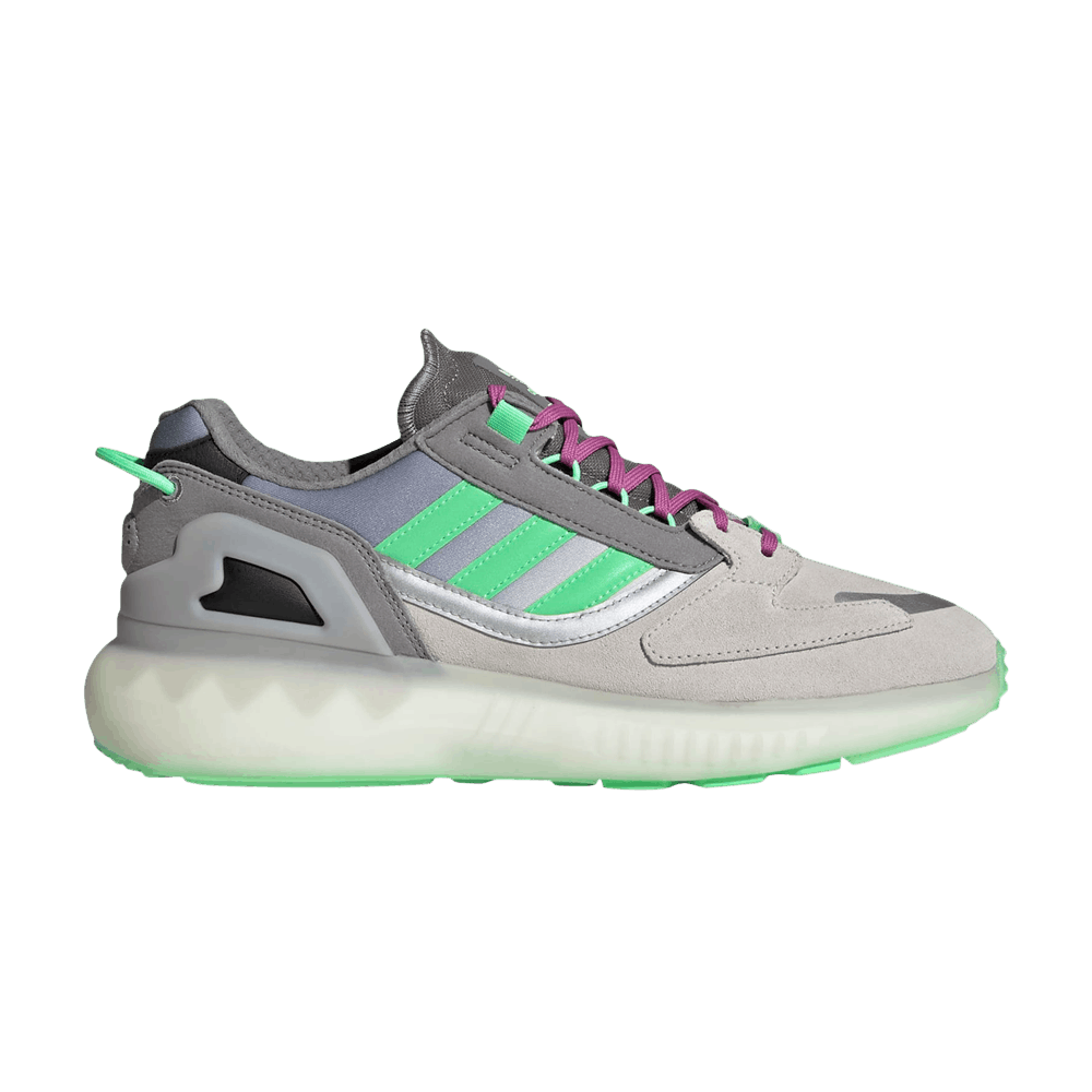 Buy ZX 5K Boost 'Grey Beam Green' - GX2028 | GOAT