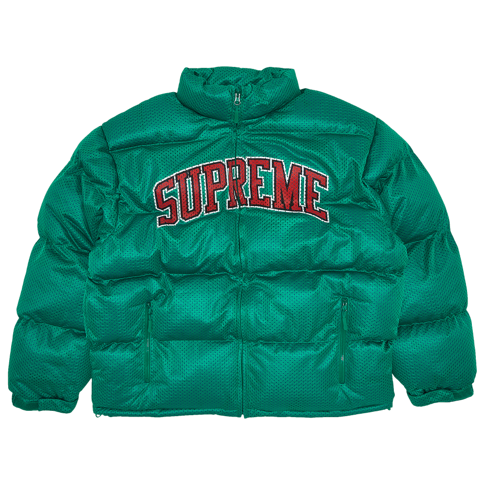 Buy Supreme Mesh Jersey Puffer Jacket 'Green' - SS23J28 GREEN 