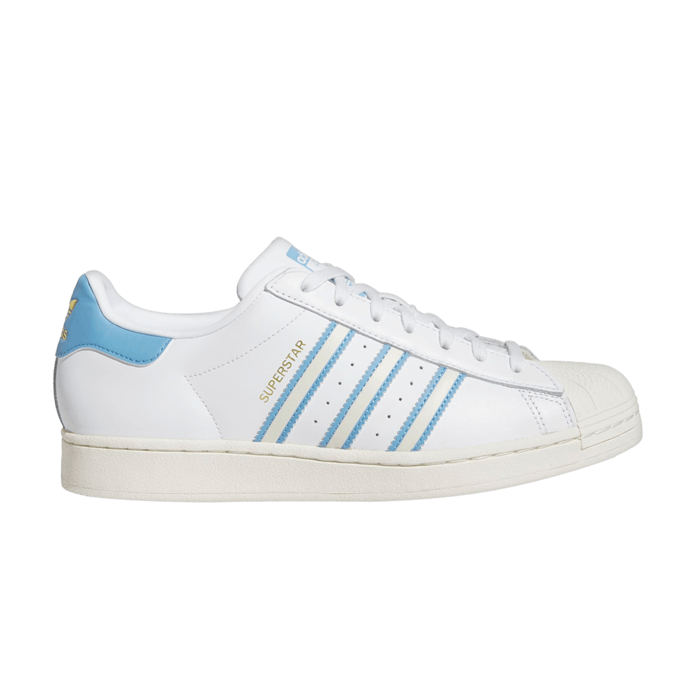 Light blue shop adidas superstars