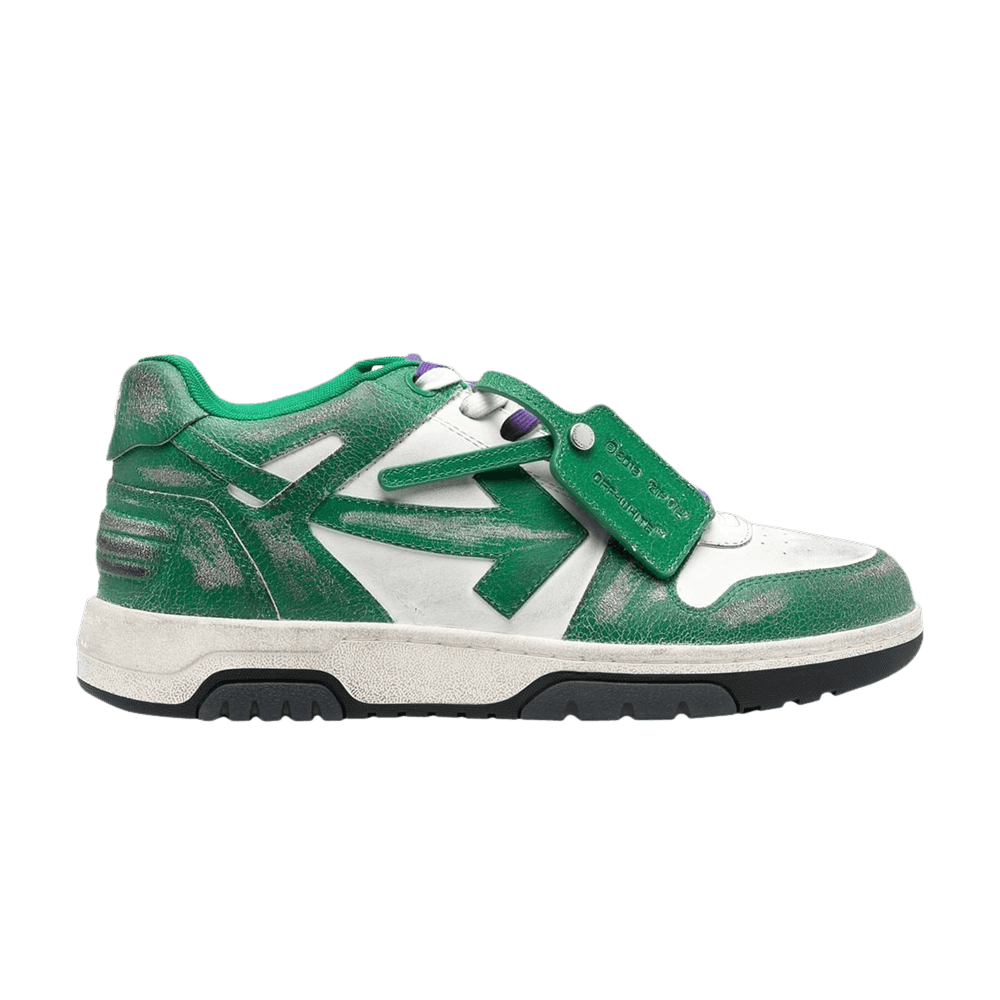 off-white Out Of Office Vintage レザー スニーカー 人気 Buy Off-White Out of Office Vintage Leather 'White Green
