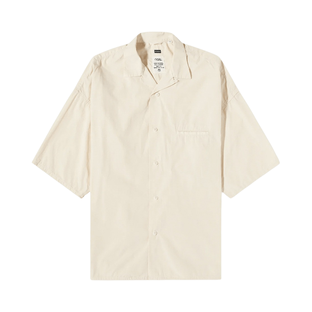 Buy nanamica Open Collar Wind H/S Shirt 'Ecru' - SUGS237 ECRU