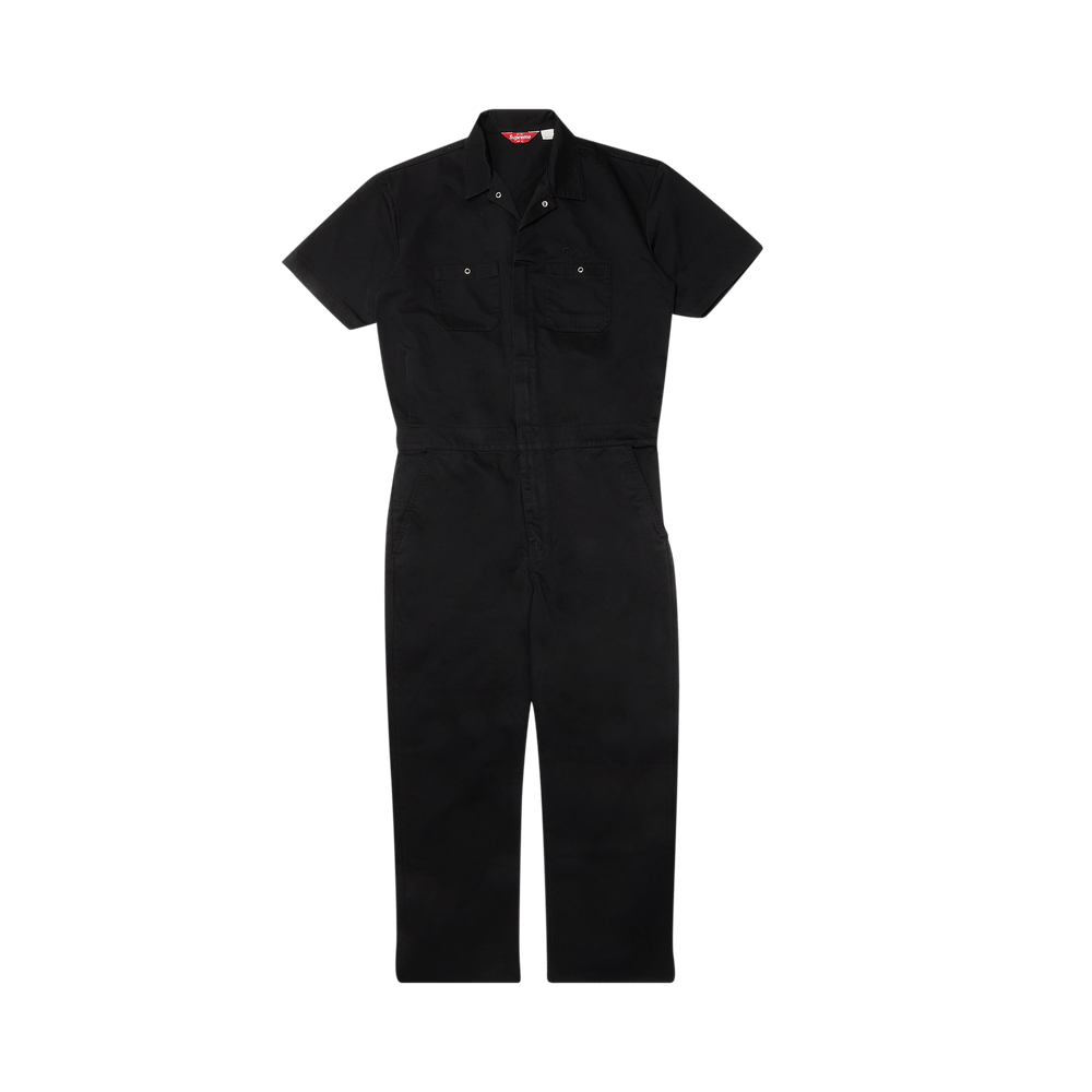 Buy Supreme Short-Sleeve Coverall 'Black' - SS23P57 BLACK | GOAT