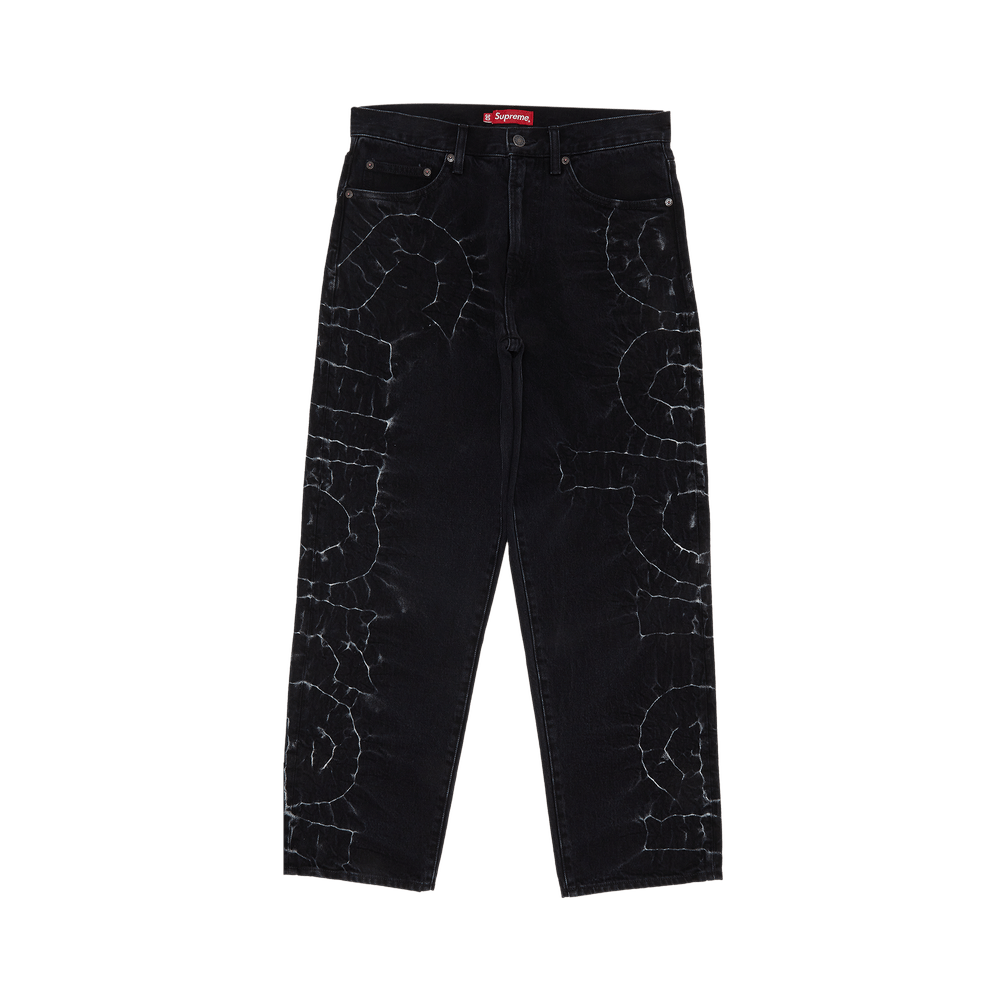Buy Supreme Shibori Loose Fit Jean 'Black' - SS23P48 BLACK | GOAT UK