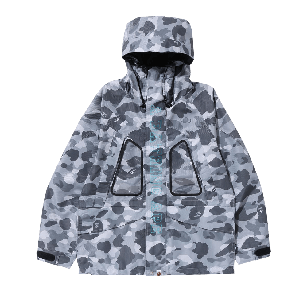 Buy BAPE Honeycomb Camo Snowboard Jacket 'Grey' - 1J30 140 007