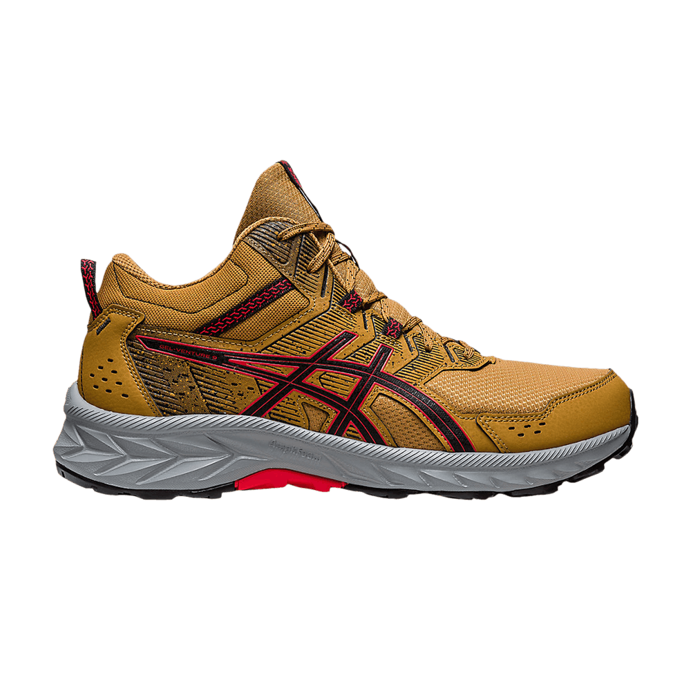 Asics Gel Venture 9 MT Tan Presidio Electric Red