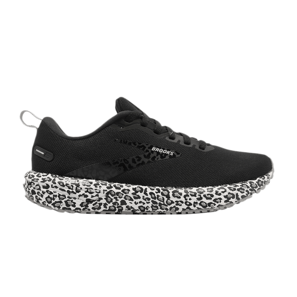 Brooks Wmns Revel 6 'black White Leopard'