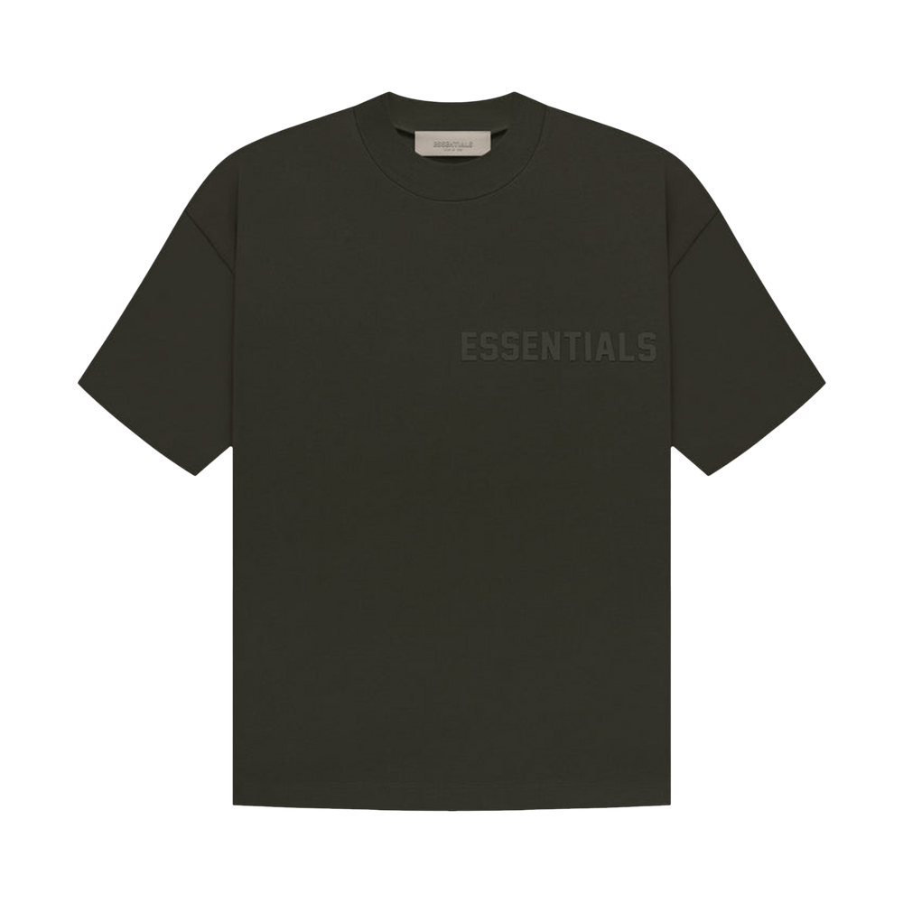 【ESSENTIALS】ESSENTIALS S/S TEE / BLACK(125SU244190F) Jersey Crewneck Tee - Black | ESSENTIALS | Fear of God