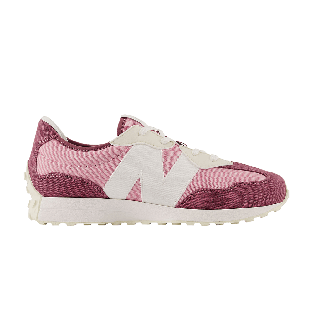 Buy New Balance 327 Big Kid Wide 'Washed Burgundy Hazy Rose