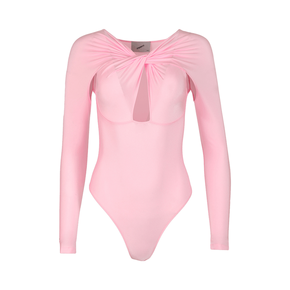Pink Cutout Bodysuit by Coperni on Sale