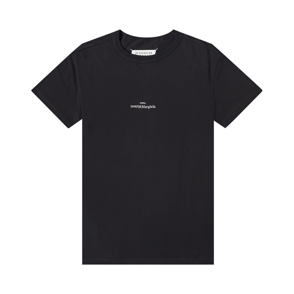 Maison Margiela Tシャツ S30GC0701 S22816 994 Buy Maison Margiela Logo Embroidered T-Shirt 'Black