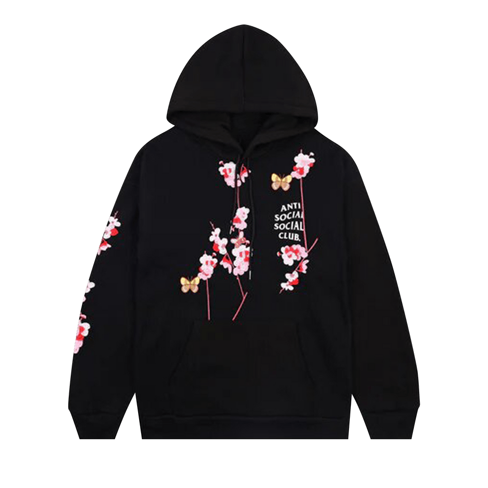 Buy Anti Social Social Club Kkoch Butterflies Full Embroidery Hoodie Black 0657 1FW220106KBFEH BLAC GOAT