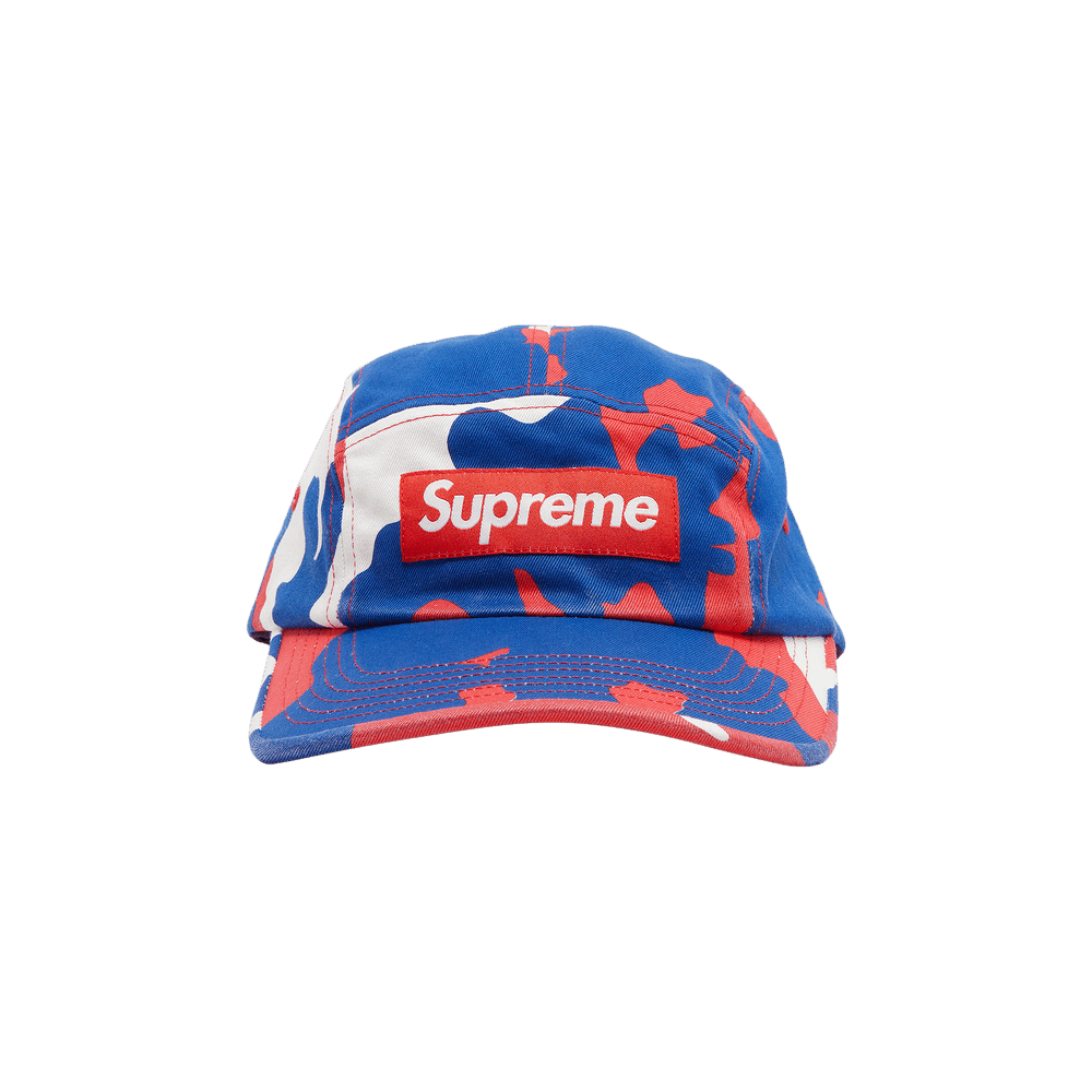 Buy Supreme Washed Chino Twill Camp Cap 'Red Camo' - SS22H106 RED