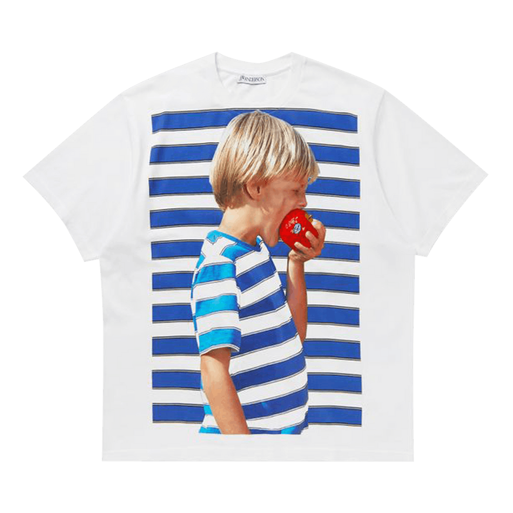 Buy JW Anderson Boy With Apple Oversized T-Shirt 'White' - JT0119 PG1213  001 | GOAT