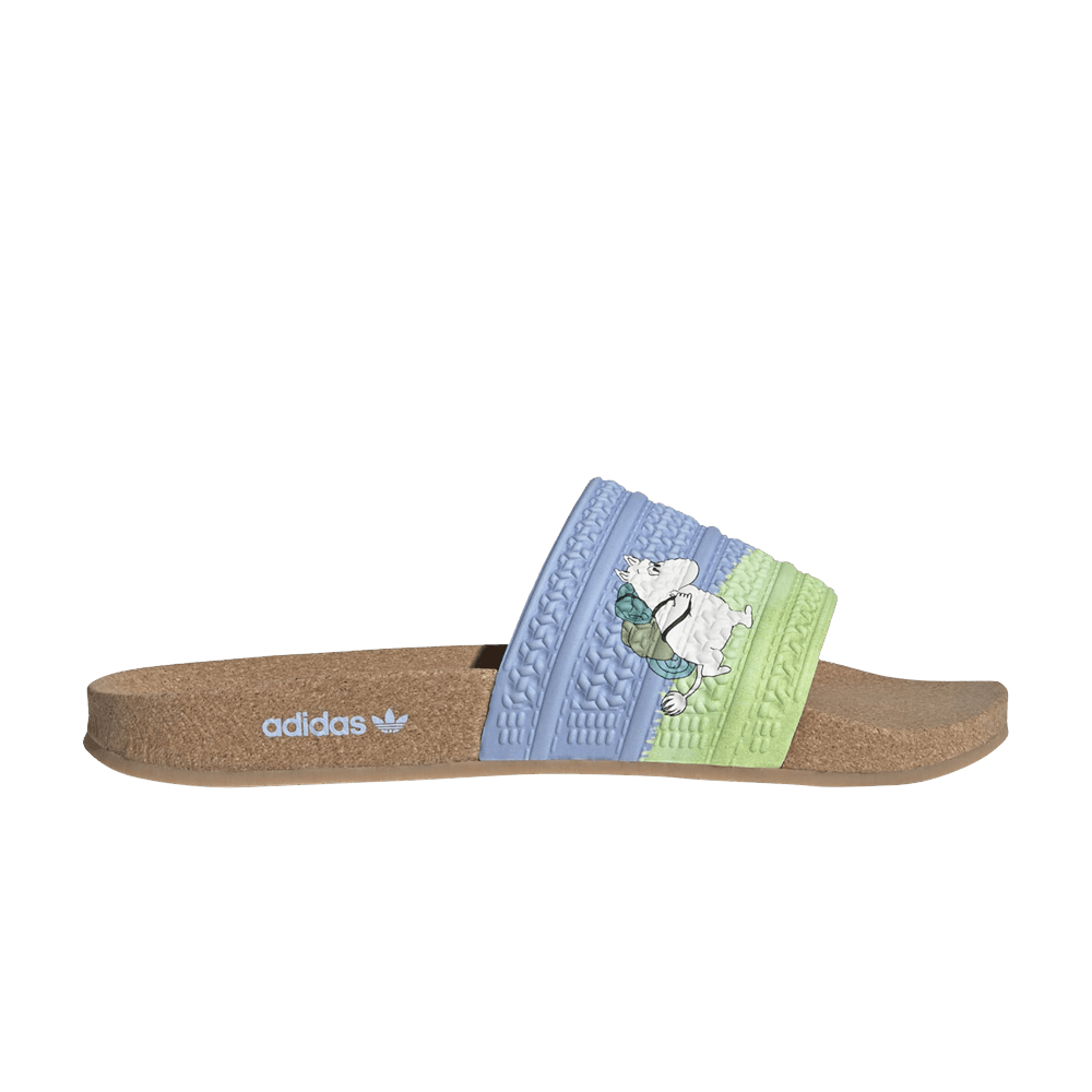 ★adidas originals x MOOMIN★コラボ★W ADILETTE CORK★追跡可 WMNS) adidas Adilette x Moomin Cork Slide 'Blue Fusion Gum