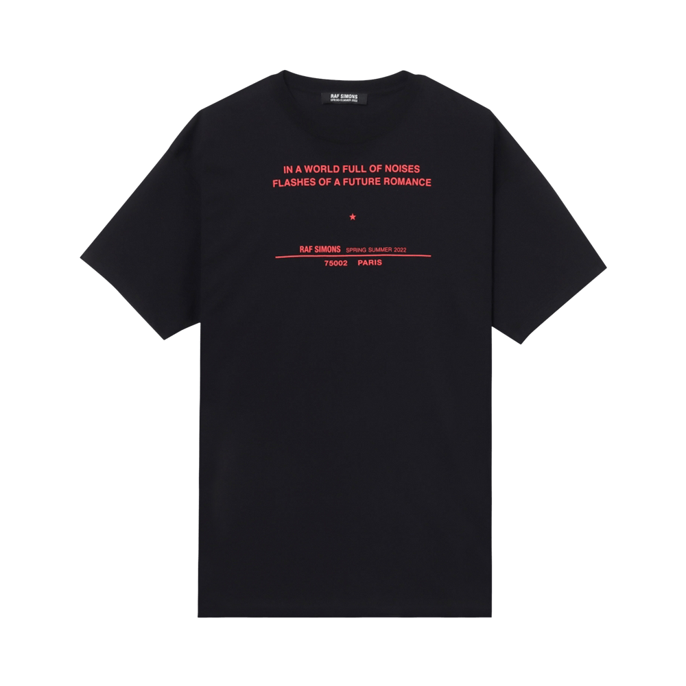 Buy Raf Simons Solemn X Oversized T-Shirt 'Black' - 221 M130 19001