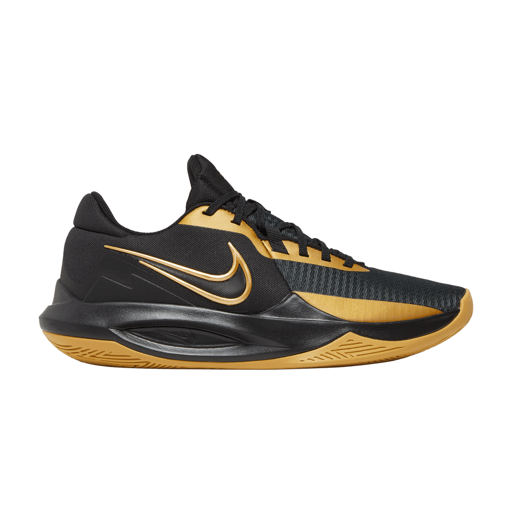 Nike air precision iii black metallic gold hot sale blue