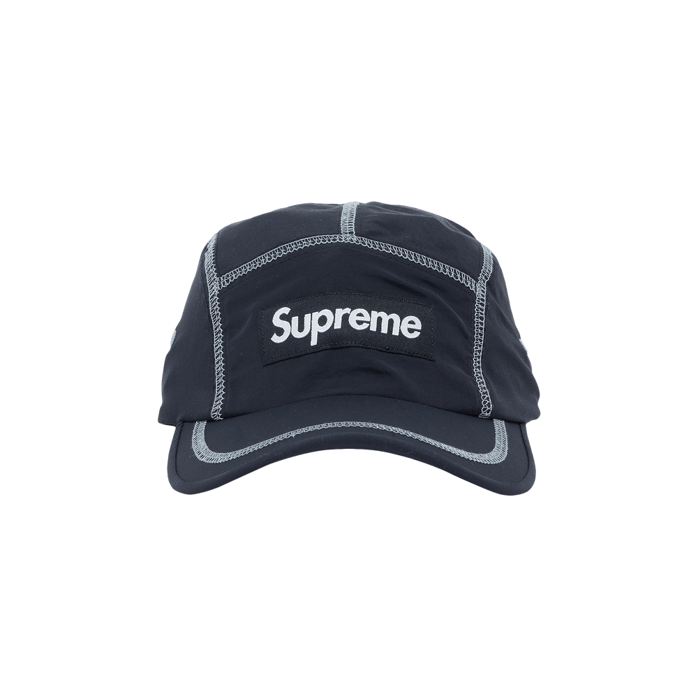 Buy Supreme Reflective Stitch Camp Cap 'Black' - SS23H9 BLACK | GOAT