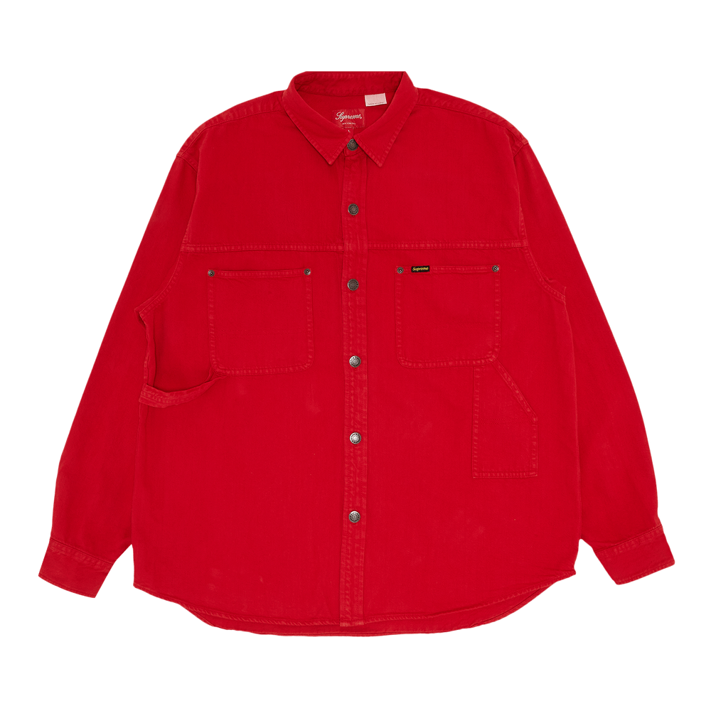 Buy Supreme Denim Painter Shirt 'Red' - SS23S19 RED | GOAT