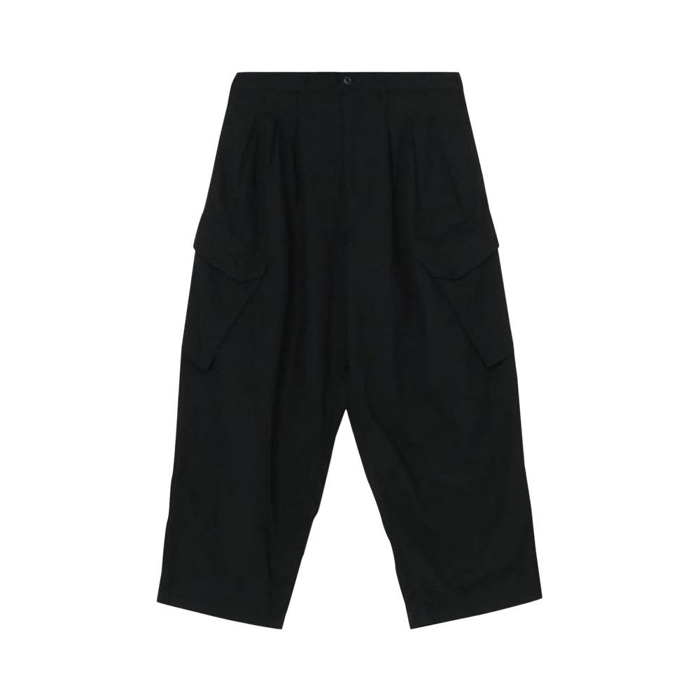 Buy Yohji Yamamoto Oxford Z-12 Tuck Work Pants 'Black' - HZ